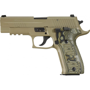 Sig Sauer Sig 226R9SCPNCA P226 Scorpion *CA Compliant* 9mm 4.4\" 10+1 Hogue G10 Piranha FDE - $1329.99 at Classic Firearms