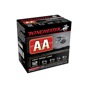 Winchester Winchester Ammo AA1285 AA Light Target Load 12GA 2.75\" 1 1/8oz #8.5 Shot - 25sh Box - $15.32 at Classic Firearms