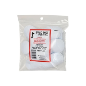 Pro-Shot Products Pro-Shot 11/2-300 Cotton Flannel Pouches 1.5\" Round 6mm-30 Caliber - $9.47 at Classic Firearms