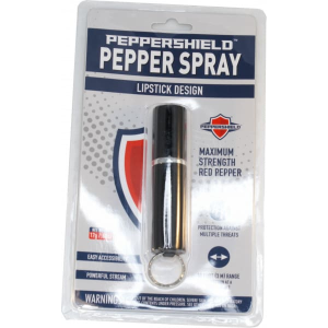 Pepper Shield PS-LIP-B PepperShield Pepper Spray OC Pepper 10 ft Range 0.75 oz Black - Campco