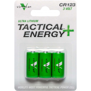 Viridian CR1233 CR123A 3V Lithium 3 Pack