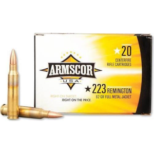 Armscor FAC2238N .223/5.56 NATO 62 GR Full Metal Jacket Ammo - 20rd Box 20rd Box Ammo