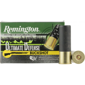 Remington Remington Ammunition 12HB00HD Ultimate Defense 12GA 3\" Buckshot 15 Pellets 00 Buck - 5sh Box - $9.91 at Classic Firearms