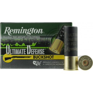Remington Remington Ammunition 12HB4HD Ultimate Defense 12GA 3\" Buckshot 41 Pellets 4 Buck - 5sh Box - $10.41 at Classic Firearms