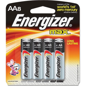 Energizer E91MP8 AA Max 1.5 volts Alkaline