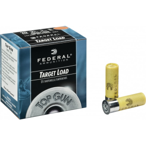 eral Top Gun 20 Gauge 2.75 7/8 Oz #8 Lead Shot 25 Rounds Plastic Case TG208 Ammo