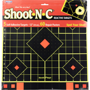 Birchwood Casey 34207 Shoot-N-C Sight-In Target 5-Diamond 12" (5 Pack)