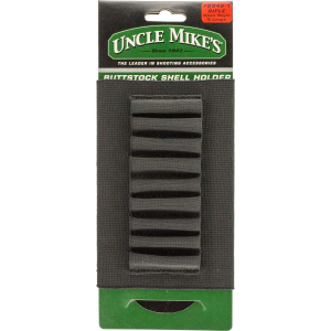 Uncle Mike's 88481 Buttstock Shell Holder Rifle 9-Round Black Nylon