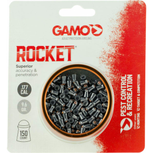 Gamo 6321274-C54 Rocket .177 Pellet Rounded Tip 150 Per Tin - Other