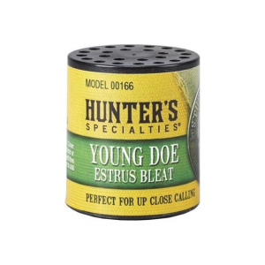 Hunters Specialties Hunters Specialties 00166 Young Doe Estrus Can Call Doe Sounds Attracts Deer Black - $6.72 at Classic Firearms