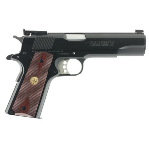 Colt Defense Colt O5870A1 1911 Gold Cup National Match Series 70 SAO 45 ACP 5\" 8+1 Rosewood Grip Blued - $1264.44 at Classic Firearms