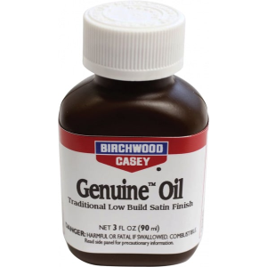 Birchwood Casey Genuine Oil Gun Stock Finish – Wood Finish, 3 oz, Satin, for Firearms