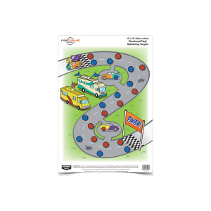 Birchwood Casey BC-35574 Pregame 12 x 18 Inch Checkered Flag, 8 Targets