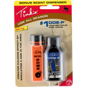 Tinks W6249 #1 Doe-P w/Mini Bomb Deer Attractant Doe Urine 1 oz