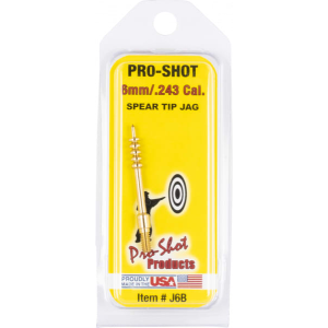 Pro-Shot Products Pro-Shot J6B Jag 6mm Rifle #8-32 Thread Spear Tip Brass - $5.86 at Classic Firearms