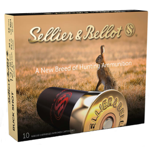 Sellier & Bellot 12 Gauge SB12BSI 2-3/4 1-1/8 Oz #1 Buckshot 12 Pellets Lead 10rd Box lier & Bellot 12 Gauge SB12BSI 2-3/4 1-1/8 Oz #1 Buckshot 12 Pellets Lead 10rd Box Ammo