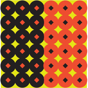 Birchwood Casey 34117 Shoot-N-C Pasters 1" Orange/Black 432 Pasters