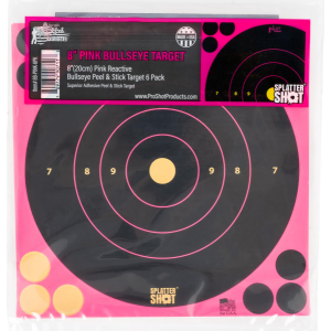 Pro-Shot 8B-PINK-6PK 8" Splatter Sightin PNK