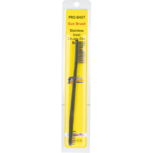 Pro-Shot SDE Universal Double-Ended Gun Cleaning Brush (Stainless & Nylon Bristles)