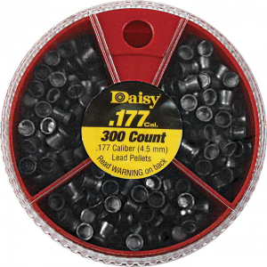 Daisy 987781406 Dial-A-Pellet .177 Pellet Lead Flat Nose/Pointed/Hollow Point 300 Per Tin - Daisy Manufacturing