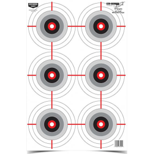 Birchwood Casey 37209 EZE-SCORER 12X18 Multi Bullseye 10PK