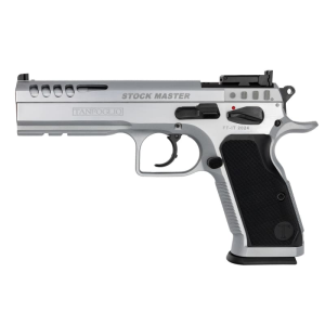 Tanfoglio Tanfoglio IFG TFSTOCKM10 Defiant Stock Master 10mm Auto 13+1 4.75\" Hard Chrome Steel W/ Black Polymer Grip - $1388.04 at Classic Firearms