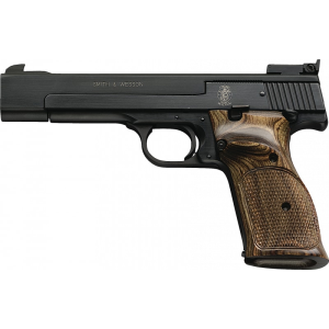 Smith & Wesson Smith & Wesson 130511 41 Model 41 Adjustable Sights Single 22 Long Rifle 5.5\" 10+1 Wood Grip Blued - $1925.33 at Classic Firearms