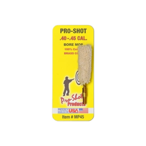 Pro-Shot MP45 Bore Mop .40-.45 Cal Cotton 8-32 Thread