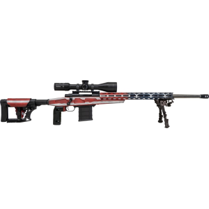 Howa Howa HCRACF65CUSAMT Carbon Chassis USA Flag 6.5 Creedmoor 24\" Carbon Fiber Barrel - $1813.77 at Classic Firearms
