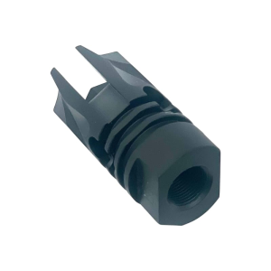 Lbe Unlimited LBE Unlimited ARFH-REV REV Flash Hider 5.56mm (223 Cal) Black 1/2\"-28 tpi Threads, Crush Washer - $46.08 at Classic Firearms