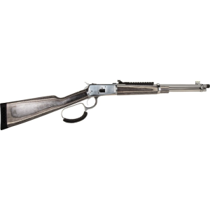 Rossi Rossi R92 Lever Action .357 Magnum Stainless Steel Rifle, 16\" Threaded 1/2x28 Barrel, 8+1 Capacity, Gray Laminate Furniture - 923571693-LTHV - $779.99 at Classic Firearms