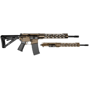 Diamondback Diamondback DB15 .223/5.56 NATO & .300 Blackout Combo 16\" Barrel 30rd Semi-Auto Rifle W/ Extra Upper Rec, FDE W/ Black Magpul Furniture (DB1721K061) - $784.99 at Classic Firearms