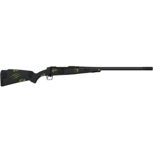 Fierce Firearms ROG7PRC20BFF Carbon Rogue 3+1 20\" Carbon Fiber Barrel, Black Cerakote Steel Rec, Forest Camo Rogue Stock - Fierce