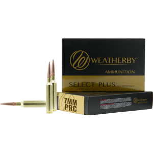 Weatherby Weatherby M7PRC177HCB Select Plus 7mm PRC, 177 GR, 20 Per Box/ 10 Cs - 20rd Box - $95.52 at Classic Firearms