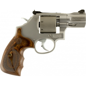 Smith & Wesson Smith & Wesson 10227 986 Performance Center DA/SA 9mm 2.5\" 7 Wood Stainless Revolver - $1173.82 at Classic Firearms