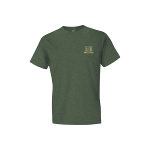 Hornady Gear 31432 Hornady T-Shirt Logo Stamp Military Green Short Sleeve Medium - Hornady