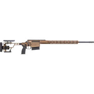 Sig Sauer CROSSMAG300WM24B Cross Magnum 6+1 24\" Threaded Barrel, Coyote Cerakote, M-LOK/ARCA Rail Handguard, Fully Adj. Folding Stock, PRS Style Grip, Muzzle Brake, Integrated Optics Mount