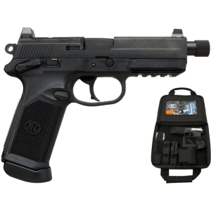 Fn FN 66966 FNX Tactical 45 ACP 5.30\" Threaded Barrel 15+1 , Matte Black , Night Sights , Manual Safety , Optics Ready - $1199.00 at Classic Firearms