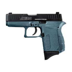 Diamondback Diamondback DB9 Gen4 Jesse James Civil Defense Blue Pistol DB0200P251 9mm Luger 3.1\" Barrel 6+1 Striker DAO, Glock-Style Sights, Polymer Frame - $291.00 at Classic Firearms