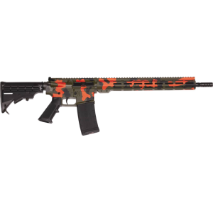 Great Lakes Firearms Great Lakes Firearms AR-15 Rifle, .223 Wylde 16\" 4150 Black Nitride Barrel, 7075 T6 Receiver, Mission Deer Camp Cerakote Finish GL15223 M-CMP - $805.00 at Classic Firearms