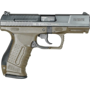 Walther Walther P99 AS Final Edition Semi-Automatic 9x19mm Pistol, 4\" Barrel, (2) 15 Round Magazines - ODG/Black - 2874172 - $799.00 at Classic Firearms
