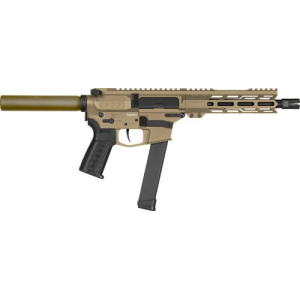 CMMG Banshee MkGs Pistol 9mm 8\" 33-Round Radial Delayed Blowback Coyote Tan M-LOK Handguard - Cmmg