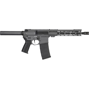 CMMG Banshee Mk4 55AED0A-TNG Pistol 5.56 NATO 10.5\" 30rd Semi-Auto, Tungsten Cerakote, M-LOK Handguard, Threaded Barrel. - Cmmg