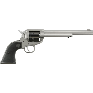 Ruger Ruger 2039 Wrangler #6 Shot 7.50\" Silver Cerakote Barrel & Frame, Black Cerakote Cylinder Black Checkered Polymer Grips Revolver - $164.99 at Classic Firearms