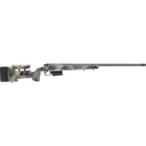 Bergara Bergara B14LM357 B-14 Wilderness HMR 7mm Rem Mag 5+1 24\" Threaded Barrel, Sniper Gray Cerakote, Woodland Camo Stock - $1299.99 at Classic Firearms