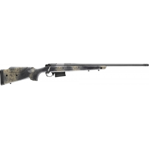 Bergara Bergara BL14LM657 B-14 Wilderness Terrain 7mm Rem Mag 5+1 24\" Threaded Barrel, Sniper Gray Cerakote, Woodland Cam Stock - $1008.40 at Classic Firearms