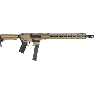 CMMG Resolute MkGs 9mm 16.1\" Coyote Tan Rifle 32-Round Radial Delayed Blowback M-LOK Handguard - Cmmg