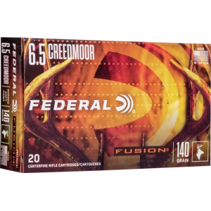 eral F65CRDTFS1 Fusion 6.5 Creedmoor 140 GR20 Per Box Ammo