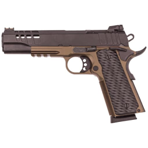 Great Lakes Firearms Great Lakes Firearms GL1911-45FSS BRZ 1911 Pistol 5\" FS Black Slide Bronze Frame - $849.99 at Classic Firearms