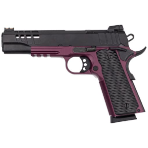 Great Lakes Firearms Great Lakes Firearms GL1911-45FSS CHY 1911 Pistol 5\" FS Black Slide Black Cherry Frame - $849.00 at Classic Firearms